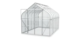 Vitavia Gewächshaus-Set Dione 9900 ESG 3 mm alu 254 x 379 cm