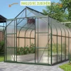 Vitavia Gewächshaus-Set Dione 9900 HKP 4 mm smaragd 254 x 378 cm