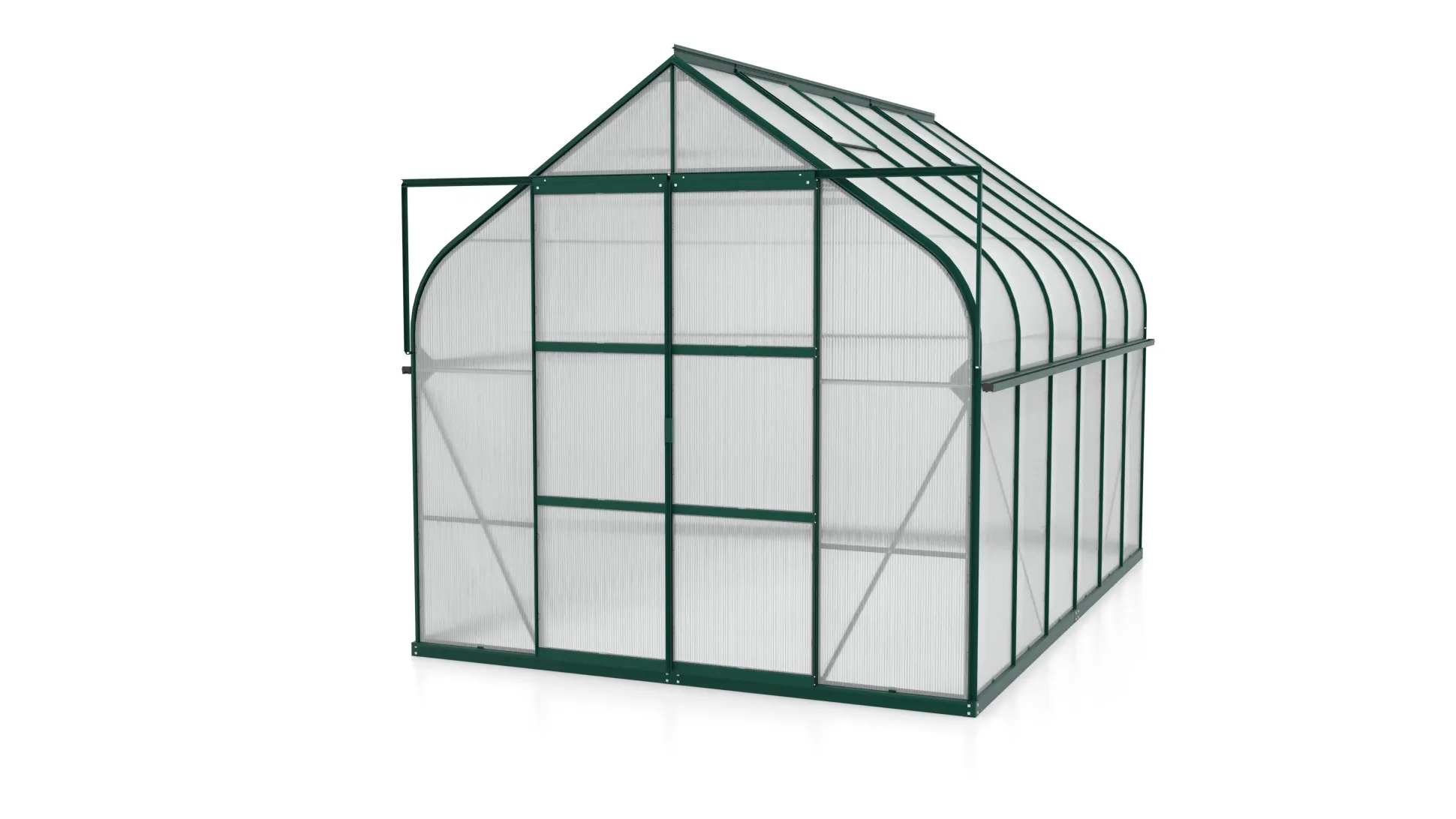Vitavia Gewächshaus-Set Dione 9900 HKP 4 mm smaragd 254 x 378 cm