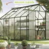 Vitavia Gewächshaus-Set Uranus 8300 HKP 4 mm smaragd 254 x 317 cm