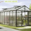 Vitavia Gewächshaus-Set Zeus 15700 HKP 16 mm schwarz 266 x 621 cm