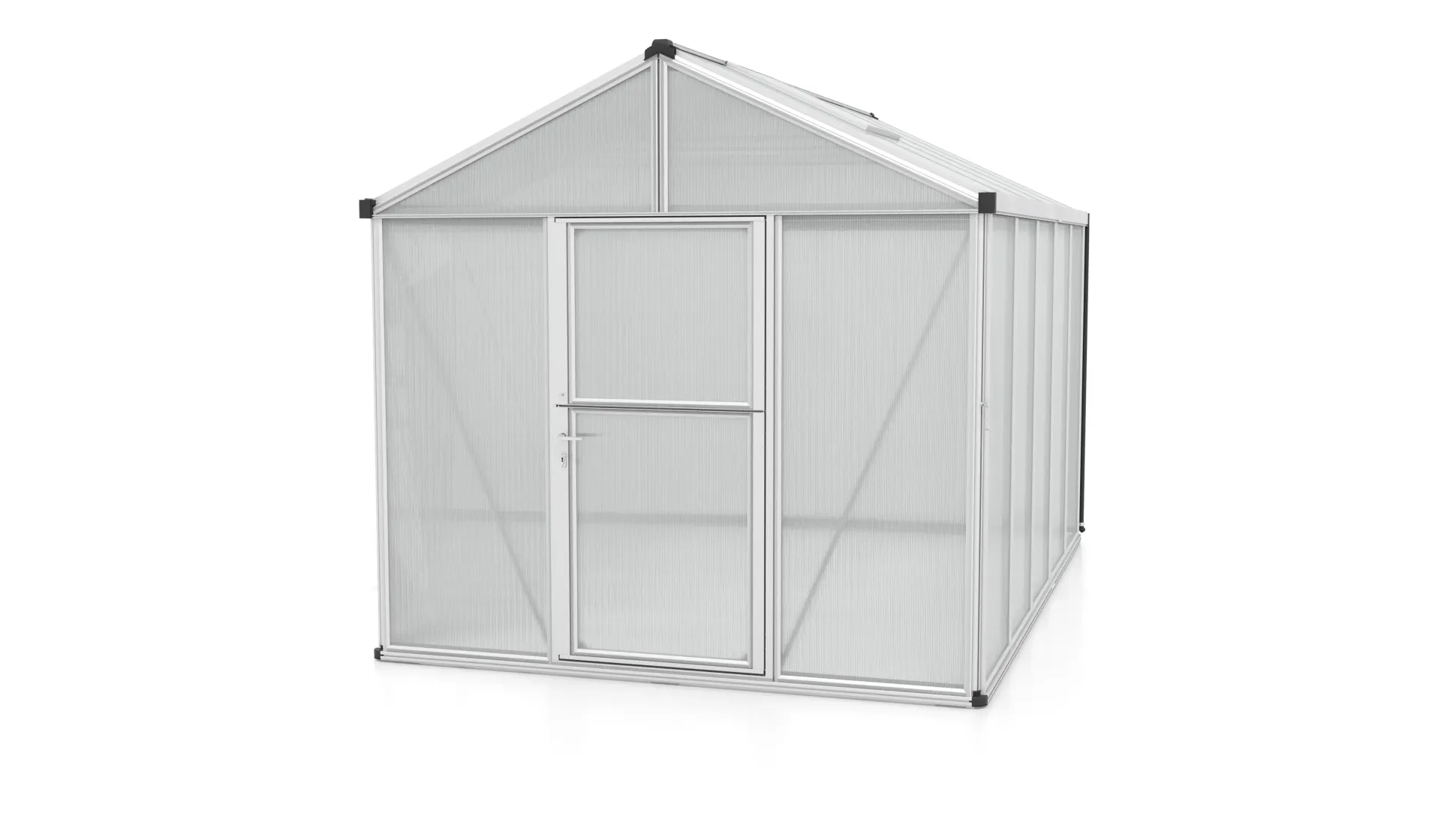 Vitavia Gewächshaus-Set Zeus 10000 HKP 10 mm alu 266 x 398 cm