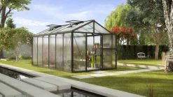 Vitavia Gewächshaus-Set Zeus 11900 HKP 10 mm schwarz 266 x 473 cm