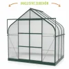Vitavia Gewächshaus-Set-Set Dione 5000 HKP 4 mm smaragd 254 x 192 cm