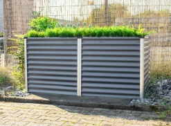 Vitavia Hochbeet Meta 96 x 188 x 86 cm granit aluminium