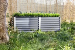Vitavia Hochbeet Meta 96 x 188 x 63 cm granit aluminium