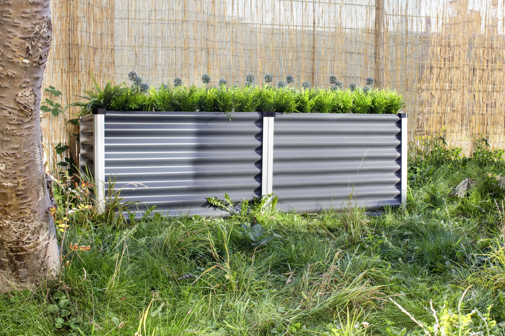Vitavia Hochbeet Meta 96 x 188 x 63 cm granit aluminium