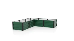 Vitavia Hochbeet Meta In & Out 401M seegras/schwarz 1,85 x 0,85 x 0,40 m