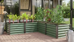 Vitavia Hochbeet Meta In & Out 401M seegras/schwarz 1,85 x 0,85 x 0,40 m