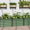 Vitavia Hochbeet Meta In & Out 401S seegras/schwarz 1,85 x 0,65 x 0,40 m