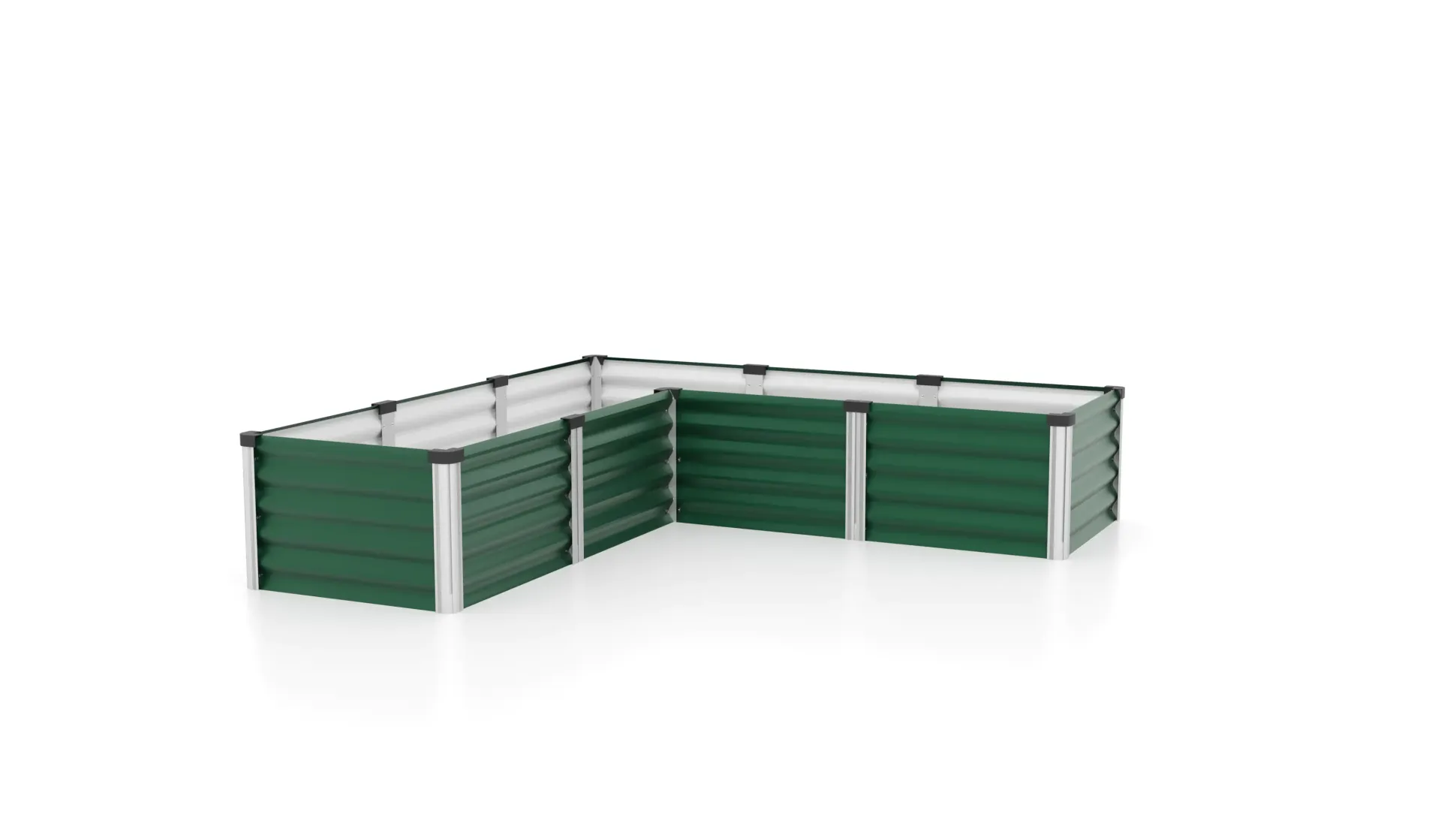 Vitavia Hochbeet Meta In & Out 401M seegras/alu 1,85 x 0,85 x 0,40 m
