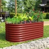 Vitavia Hochbeet Terra Basic 82 x 162 x 63 cm rubin