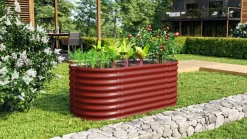 Vitavia Hochbeet Terra Basic 82 x 162 x 63 cm rubin