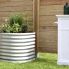 Vitavia Hochbeet Terra Rund 82 x 82 x 63 cm aluminium