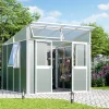 Vitavia Metallgerätehaus Kosmos 7800 salbei-grau 267 x 295 cm