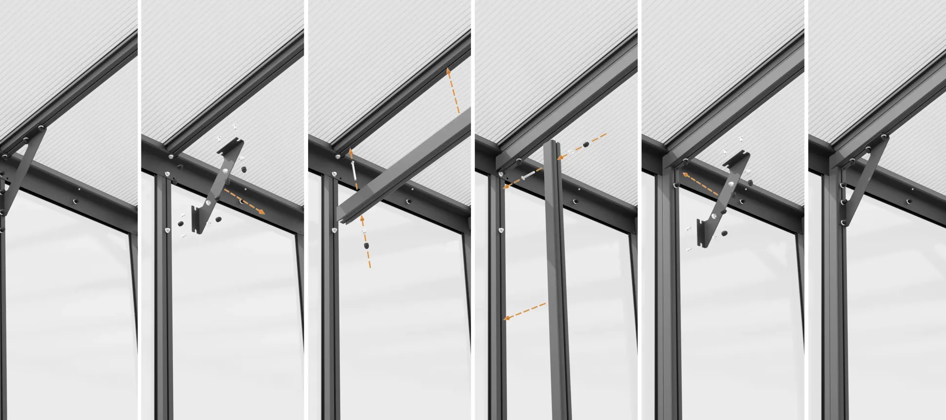 Vitavia Pavillon-Nachrüstset Helena 10200 3 mm ESG