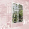 Vitavia Tür für Tomatenhaus Napoli 900 ESG 3 mm alu 119,7 x 149 cm
