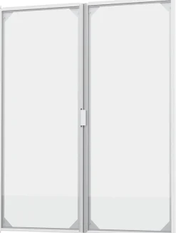 Vitavia Tür für Tomatenhaus Napoli 900 ESG 3 mm alu 119,7 x 149 cm