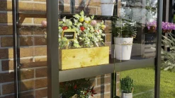 Vitavia Zusatzregal für Balkongewächshaus 79 x 40 cm schwarz