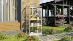 Vitavia Zusatzregal für Balkongewächshaus 79 x 40 cm silber