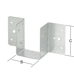Vormann Leichte Balkenschuhe sendzimir verzinkt 40 x 70 mm