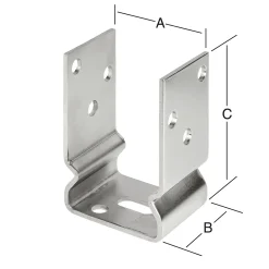 Vormann Schwere Stützenschuhe 71 x 60 x 120 mm