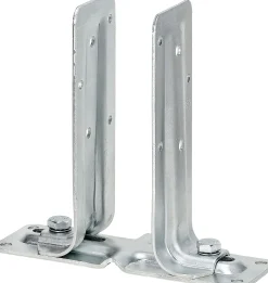 Vormann Verstellbare Stützenschuhe verzinkt 215/65 x 0-90 x 205 mm
