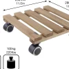 Wagner Multiroller Holz 28 x 28 cm braun