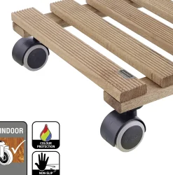 Wagner Multiroller Holz 28 x 28 cm braun
