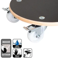 WAGNER Pflanzenroller Maxigrip rund Ø 38 cm Tragkraft bis max. 250 kg