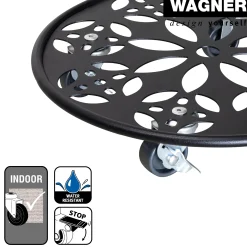 WAGNER Pflanzenroller Stahl rund Ø 30 cm Tragkraft bis max. 100 kg