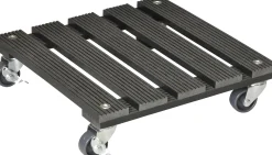 WAGNER Pflanzenroller WPC eckig 29 x 29 cm Tragkraft bis max. 80 kg