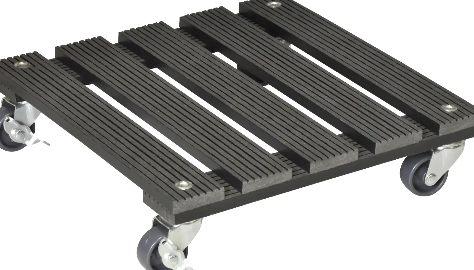 WAGNER Pflanzenroller WPC eckig 29 x 29 cm Tragkraft bis max. 80 kg