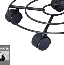 Wagner Pflanzenroller Metall Ø 30 cm schwarz
