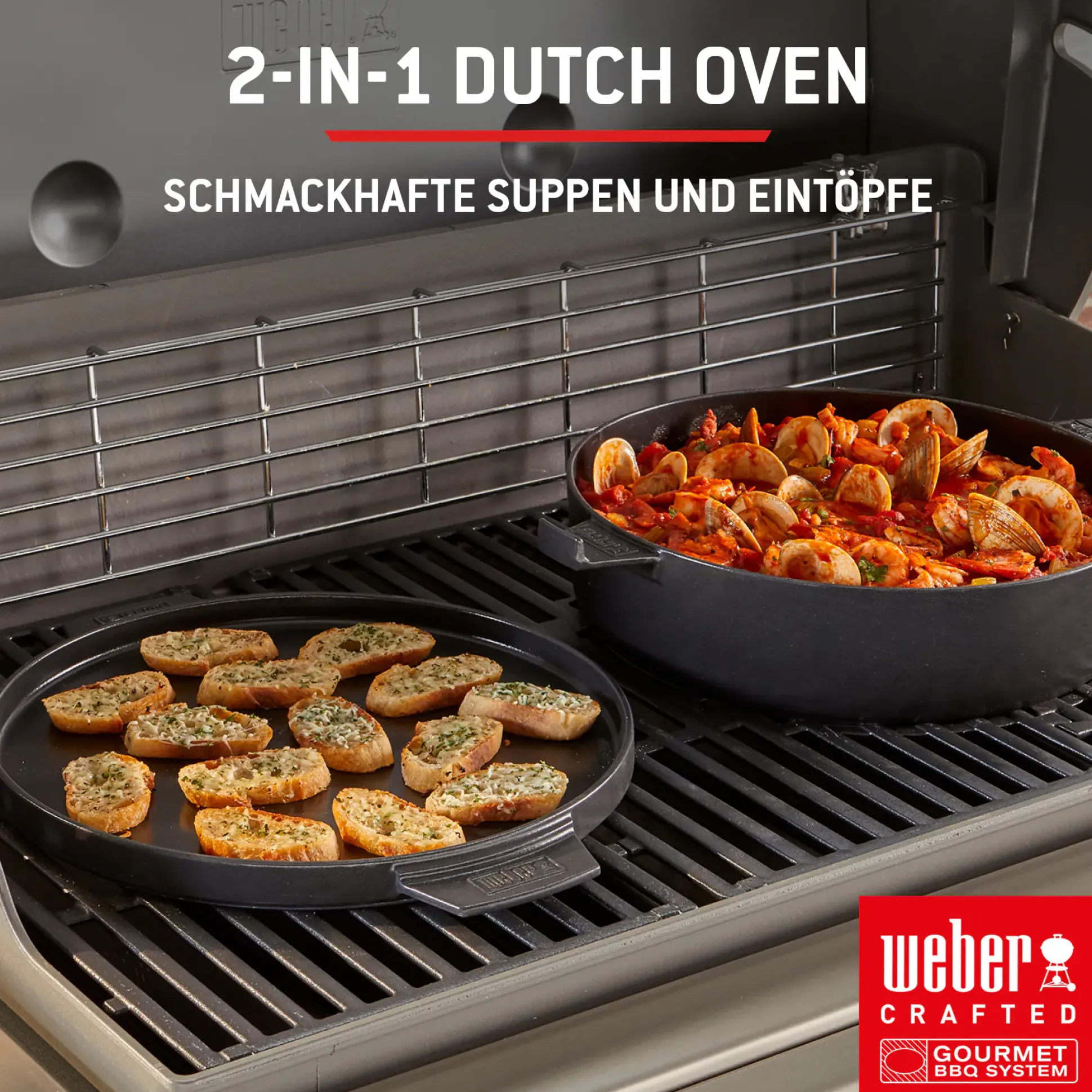 Weber Gasgrill Spirit E210 Grillfläche: 52 x 45 cm