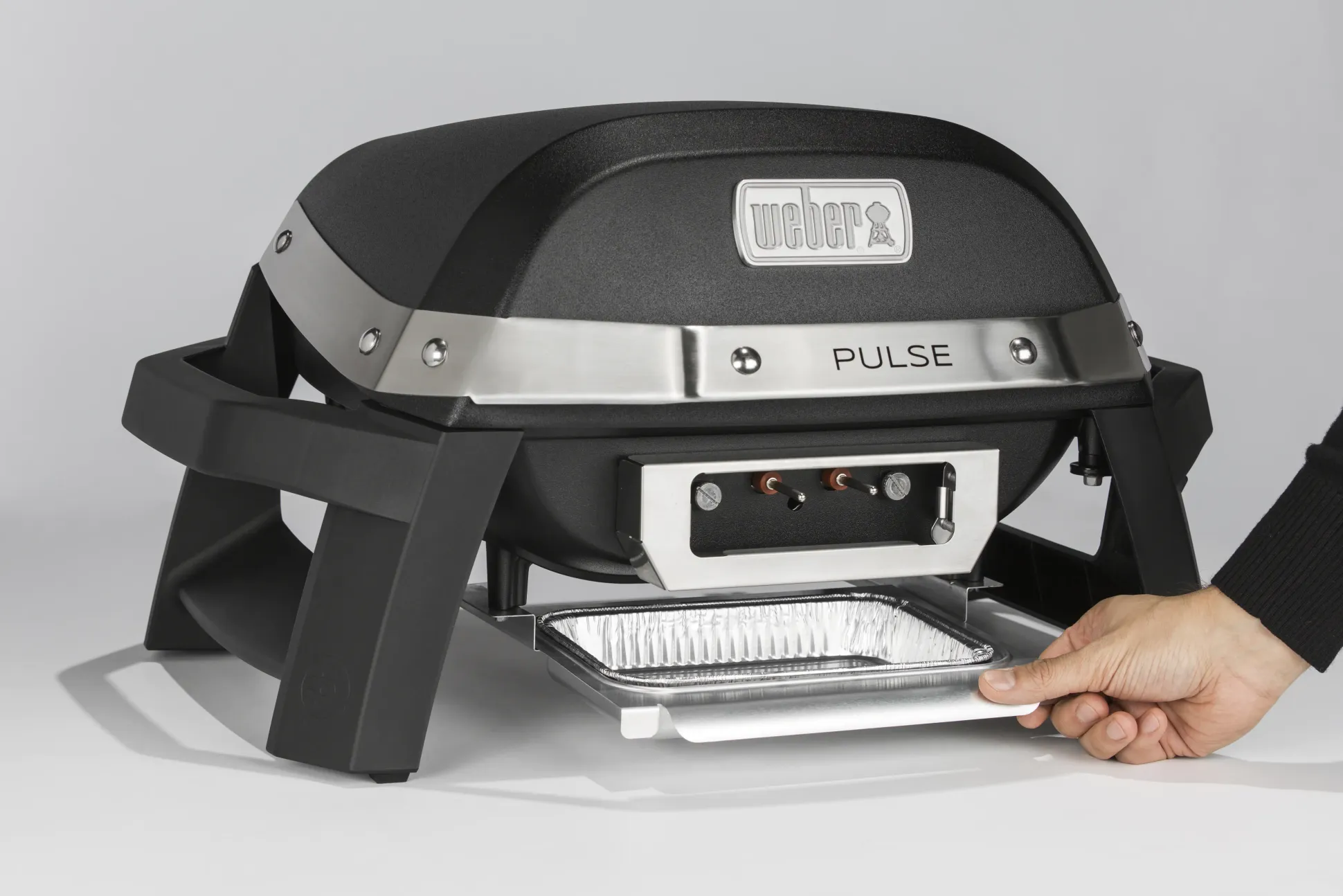 Weber PULSE 1000 Elektrogrill Black Grillfläche: 41 x 31 cm