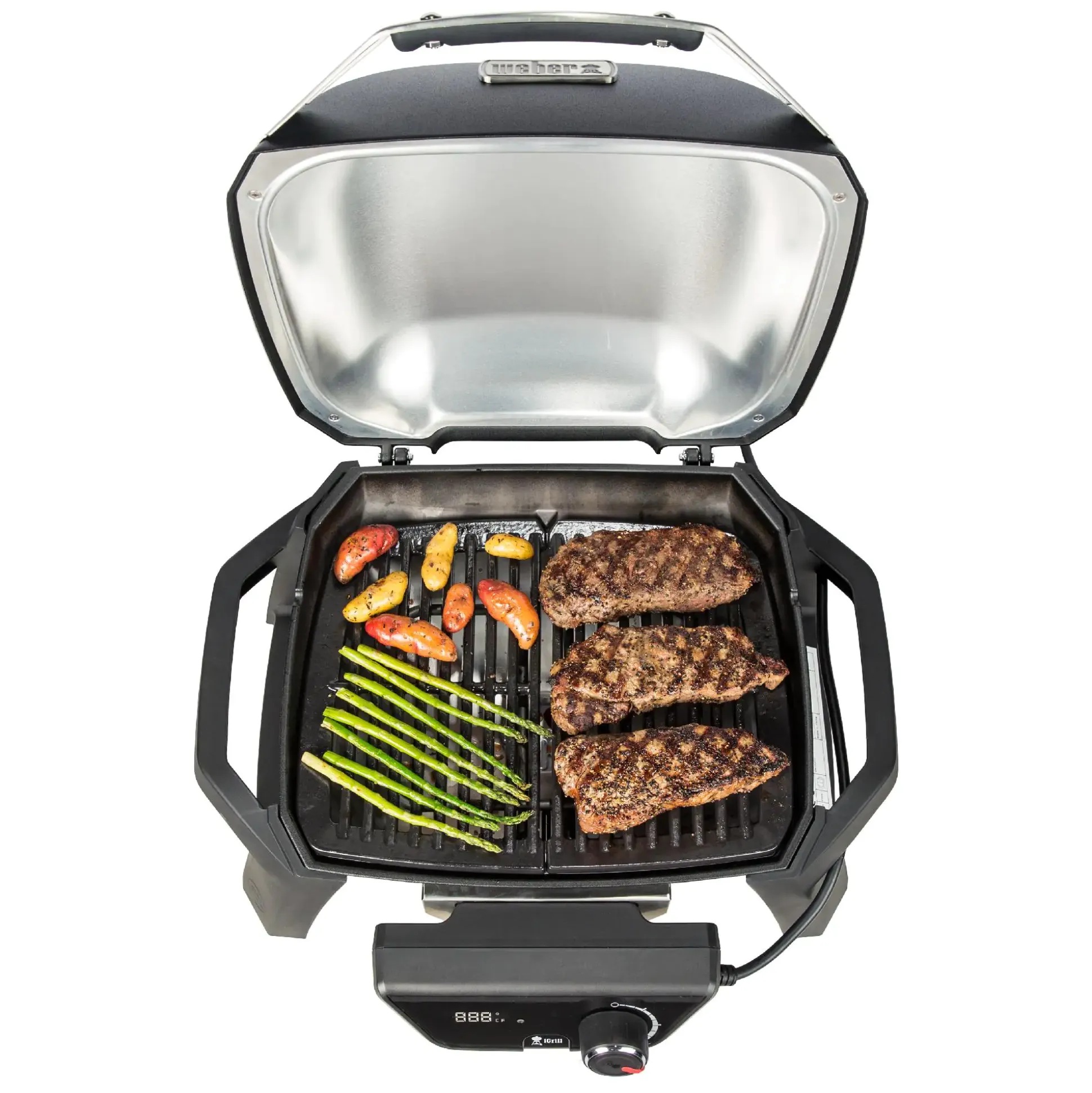 Weber PULSE 1000 Elektrogrill Black Grillfläche: 41 x 31 cm