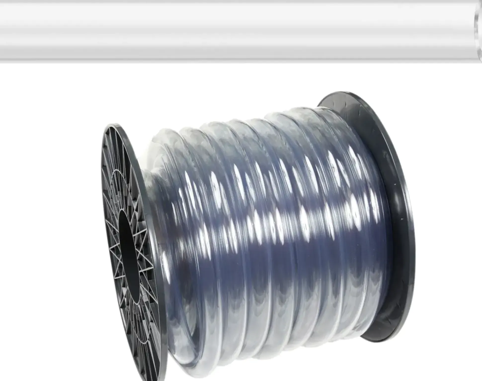 Weich-PVC-Schlauch transparent Ø 32 mm, Wandstärke 4 mm