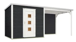 Weka Designhaus Wekaline 413 B 546 x 250 cm anthrazit mit Fußboden