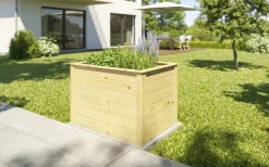 Weka Element-Hochbeet Modular,21 mm, natur, 98 x 69 cm,