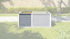 Weka Ergänzungssatz Hochbeet Modular , 21 mm, grau, 67 cm