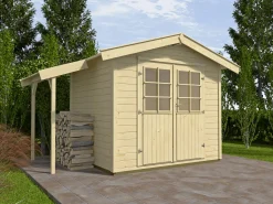 Weka Gartenhaus Finnja 296 x 205 cm natur mit Fußboden