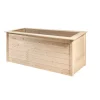Weka Hochbeet 28 205 x 80 x 81 cm natur mit Noppenbahn, Wühlmausschutz