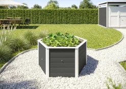 Weka Hochbeet Element anthrazit 143 x 143 x 68,5 cm
