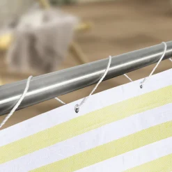 Windhager Balkonsichtschutz Ibiza 0,9 x 5 m gelb/weiß