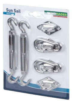 Windhager Befestigungsset f. Sonnensegel 8-teilig
