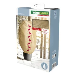 Windhager Deko-Haube Protect XXL 1,4 x 2 m, beige mit Hirschmotiv