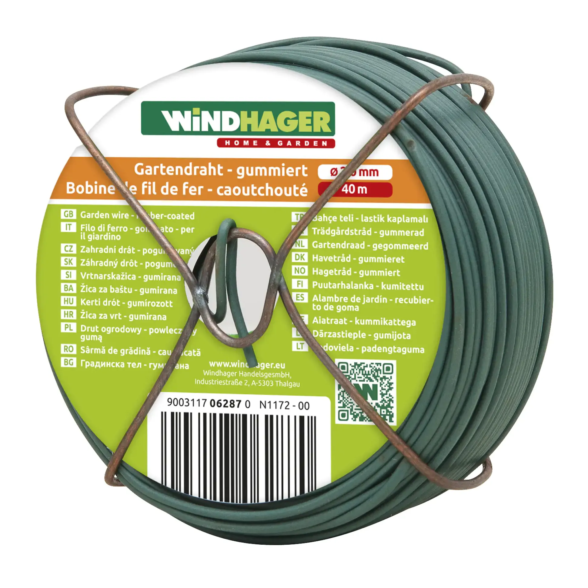 Windhager Gartendraht 40 m, grün