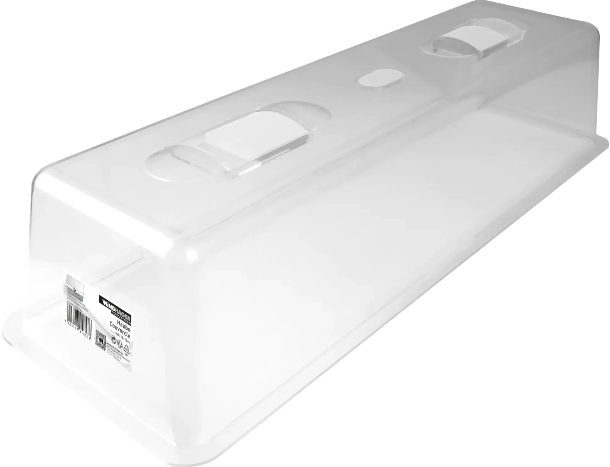 Windhager Haube für Aussaatschale 59 x 19 x 13 cm, transparent