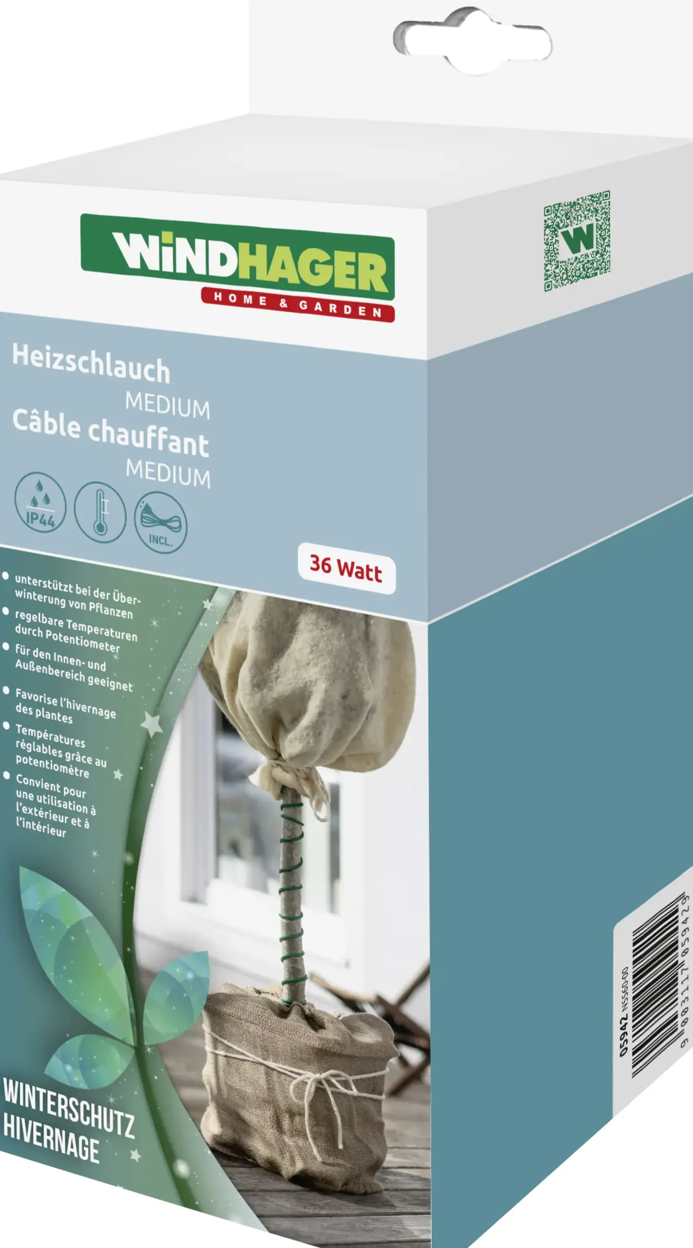 Windhager Heizschlauch 36 Watt 40 cm